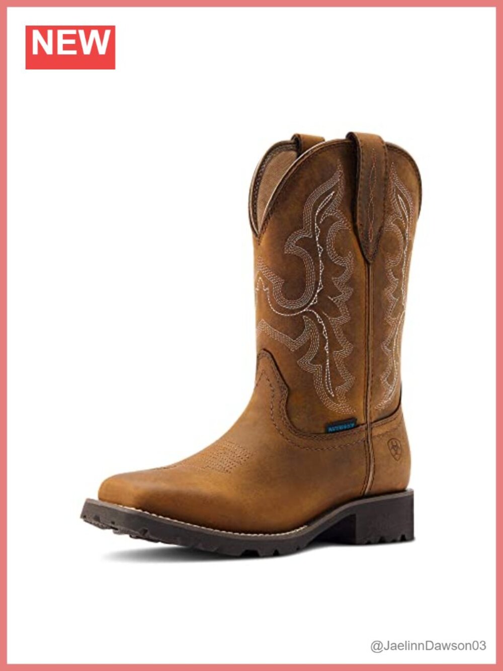 Ariat Unbridled Rancher Waterproof Leather Western Boots Mid-Calf
